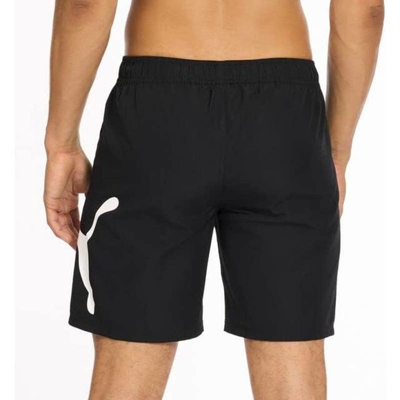 Puma Men's Essential Logo Swim Short Navy Medium - Picture 7 of 8